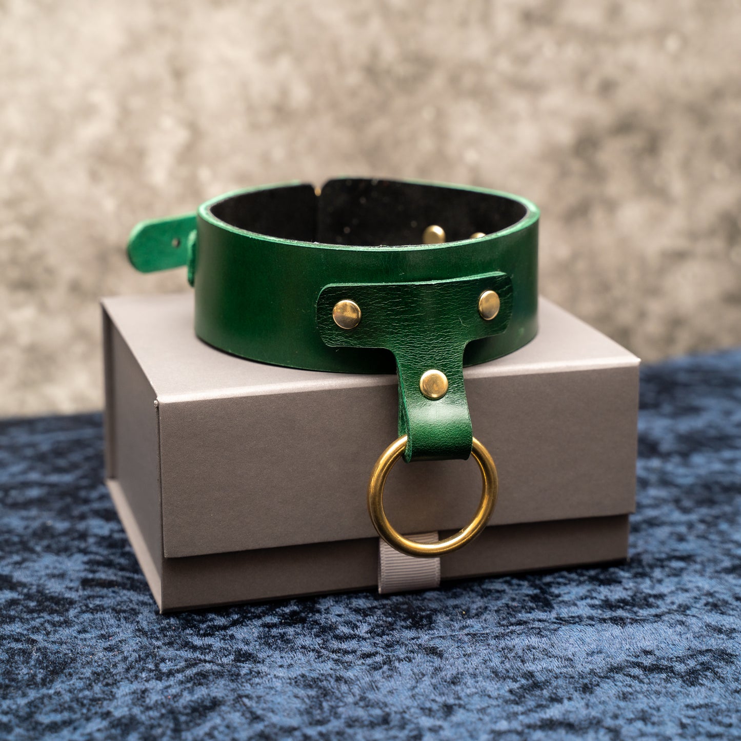 Leather Collar and Cuffs