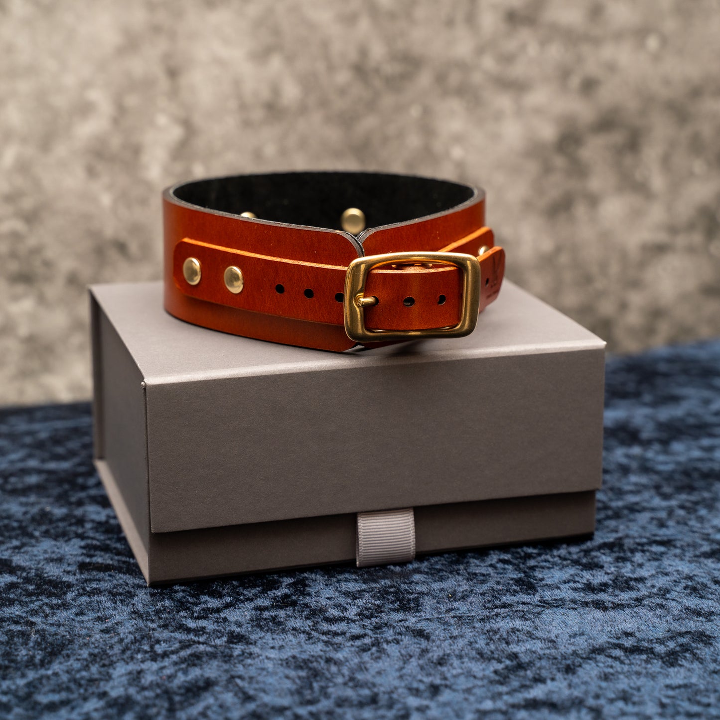 Leather Collar and Cuffs