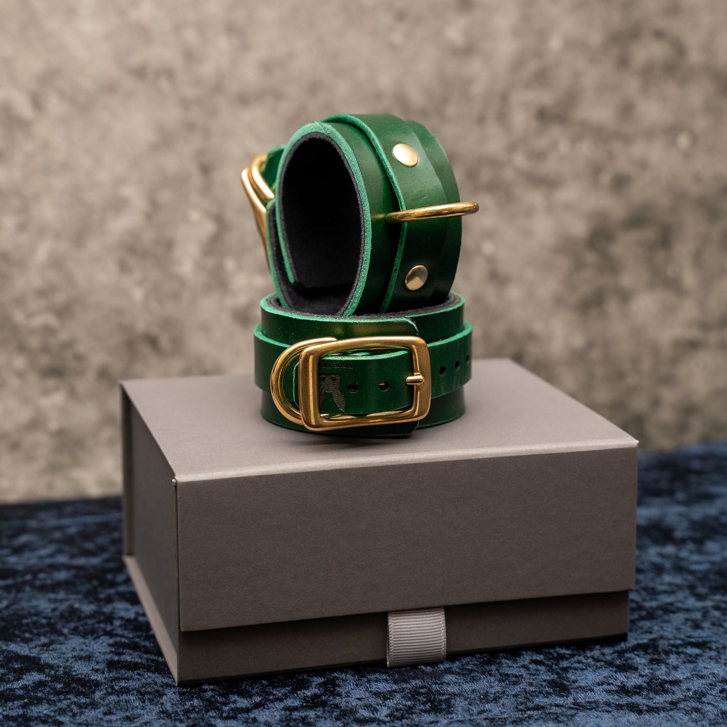Leather Collar and Cuffs