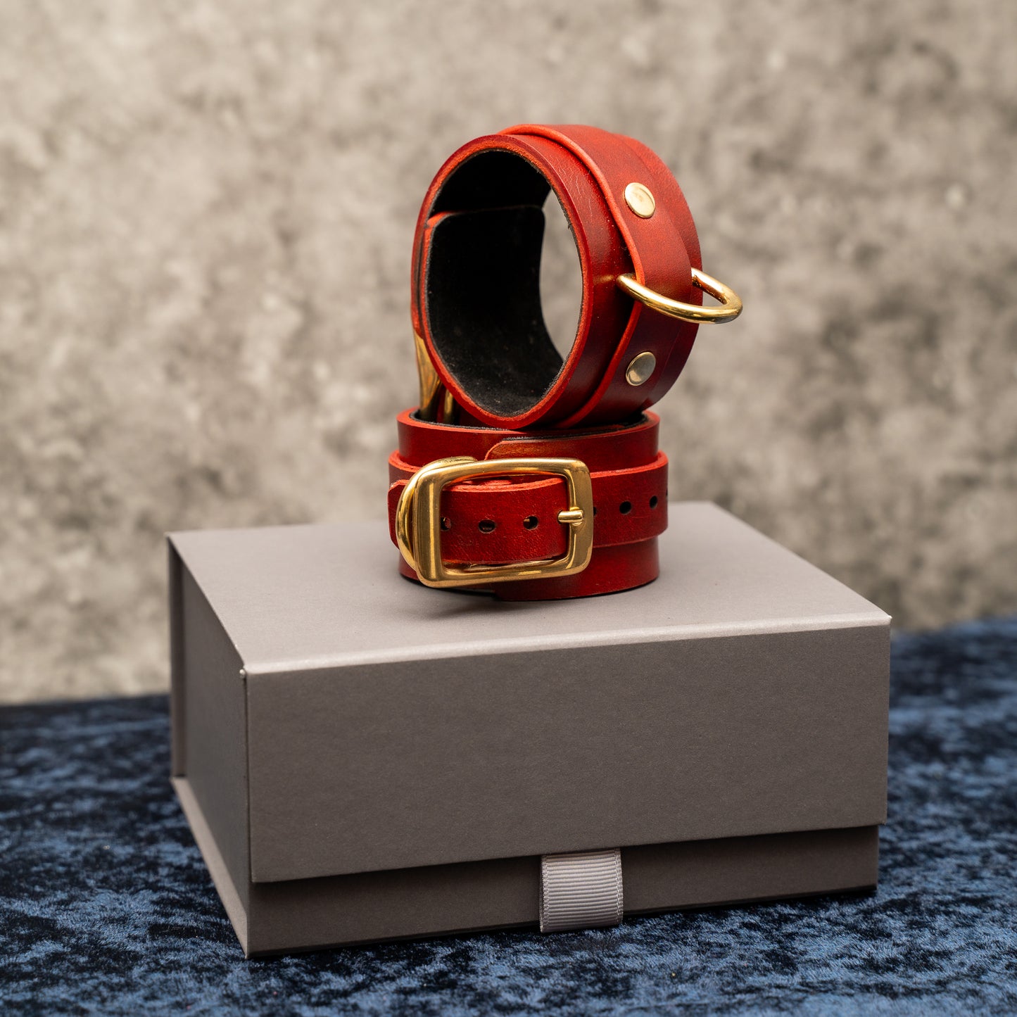Leather Collar and Cuffs