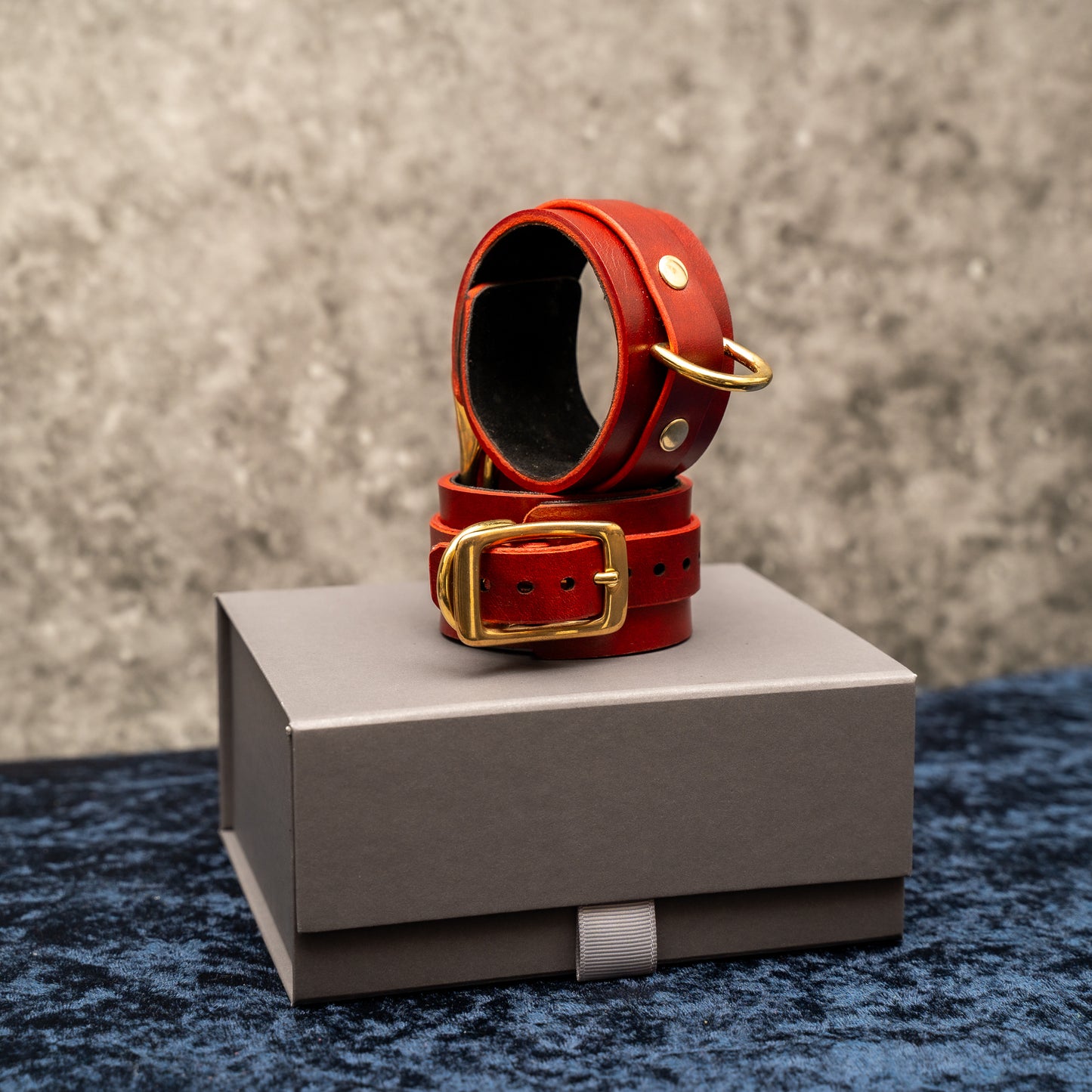 Leather Collar and Cuffs