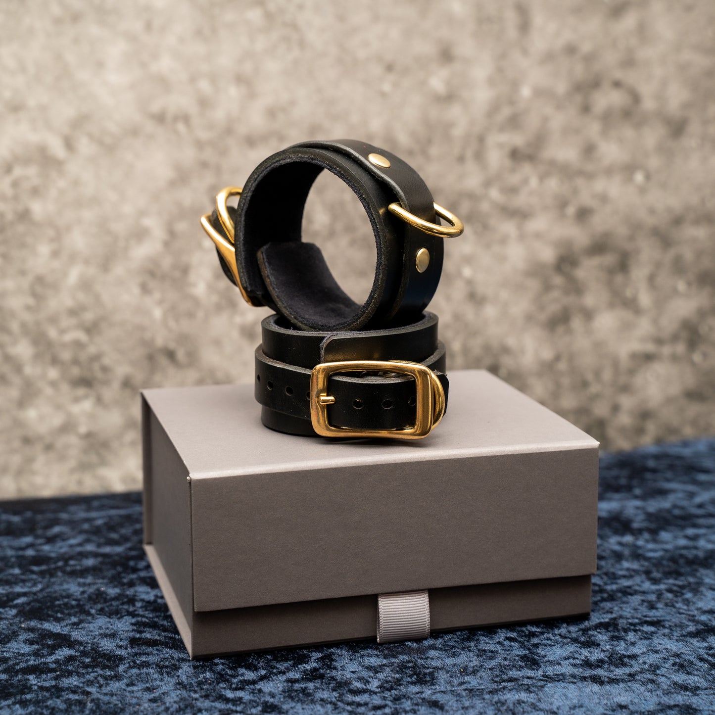 Leather Collar and Cuffs