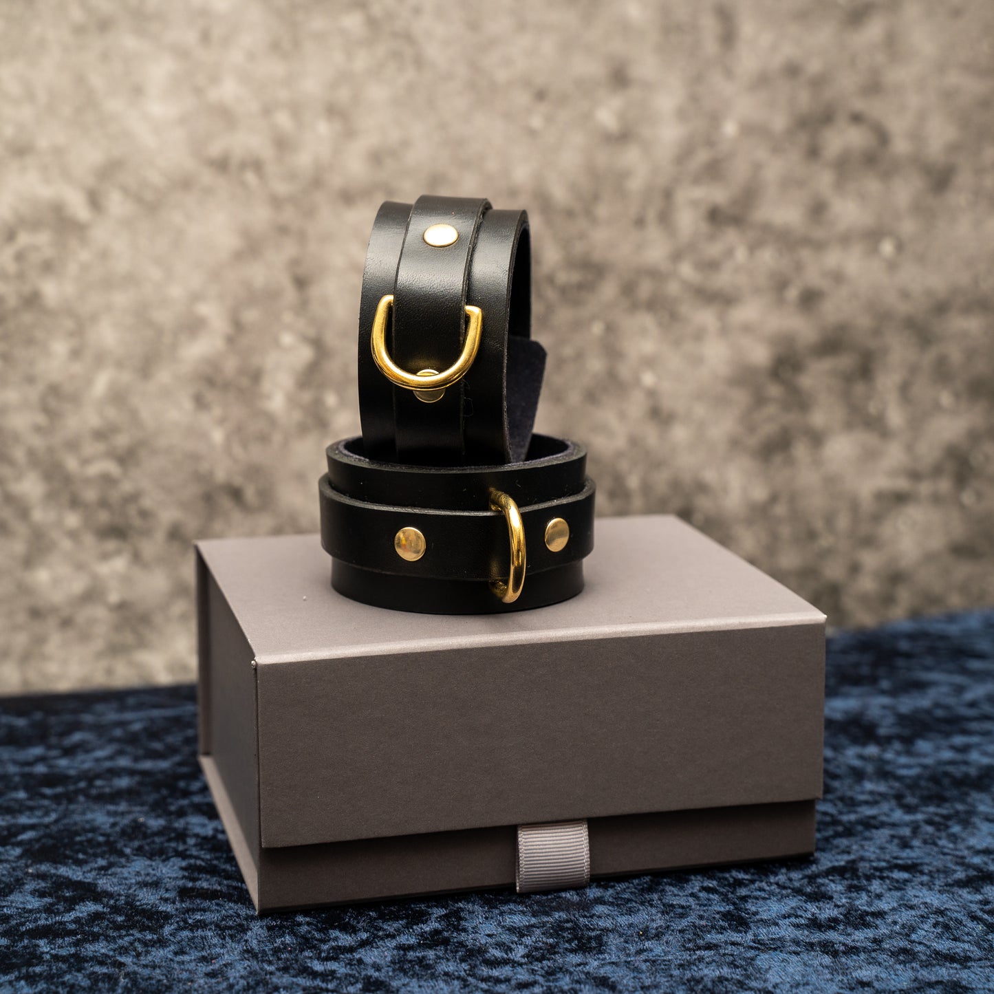 Leather Collar and Cuffs