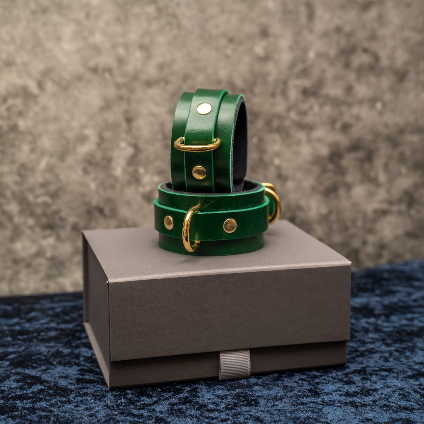 Leather Collar and Cuffs