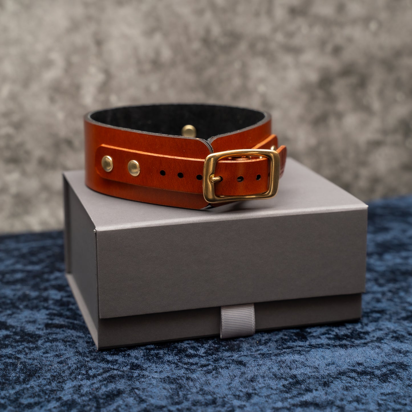 Leather Collar and Cuffs