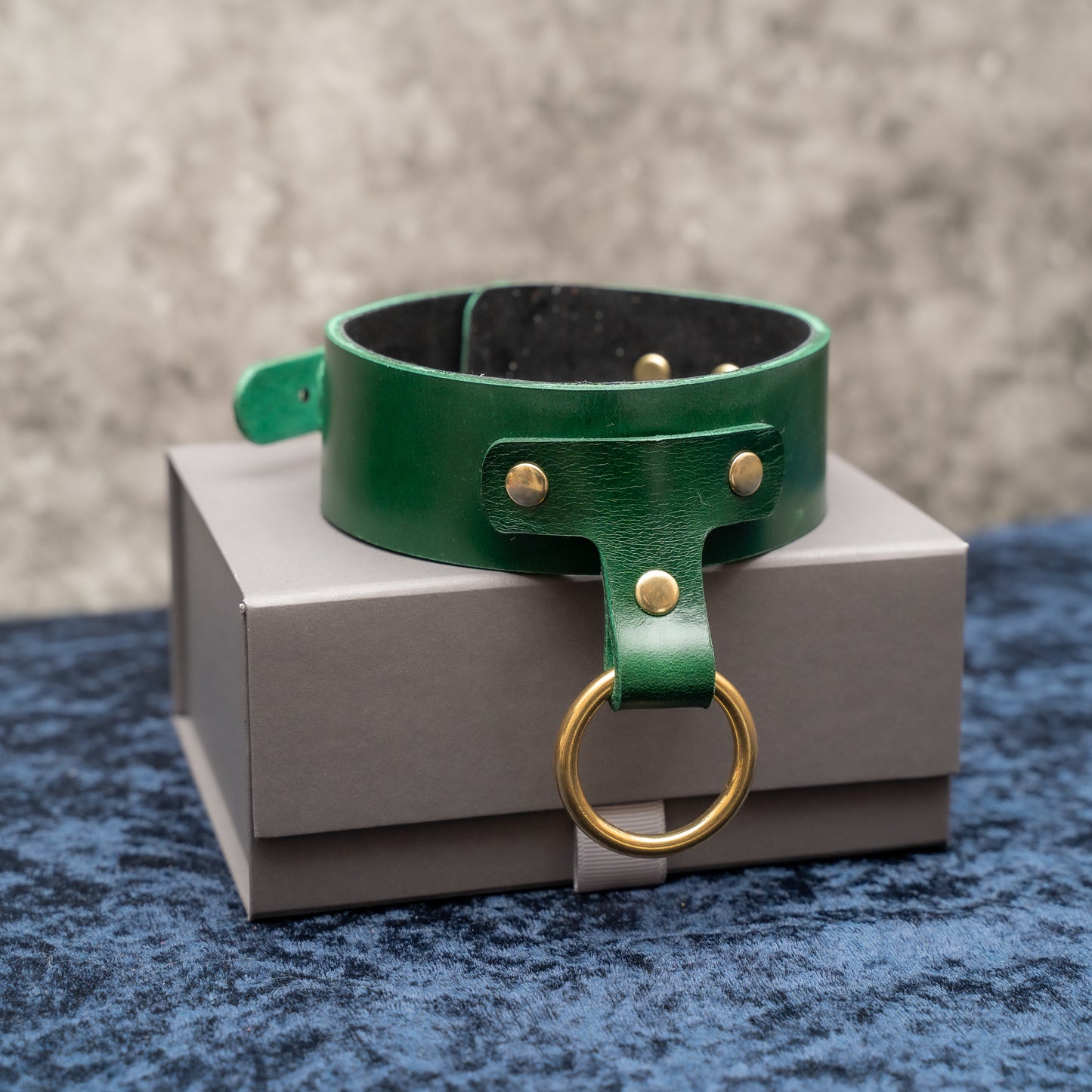 Leather Collar and Cuffs