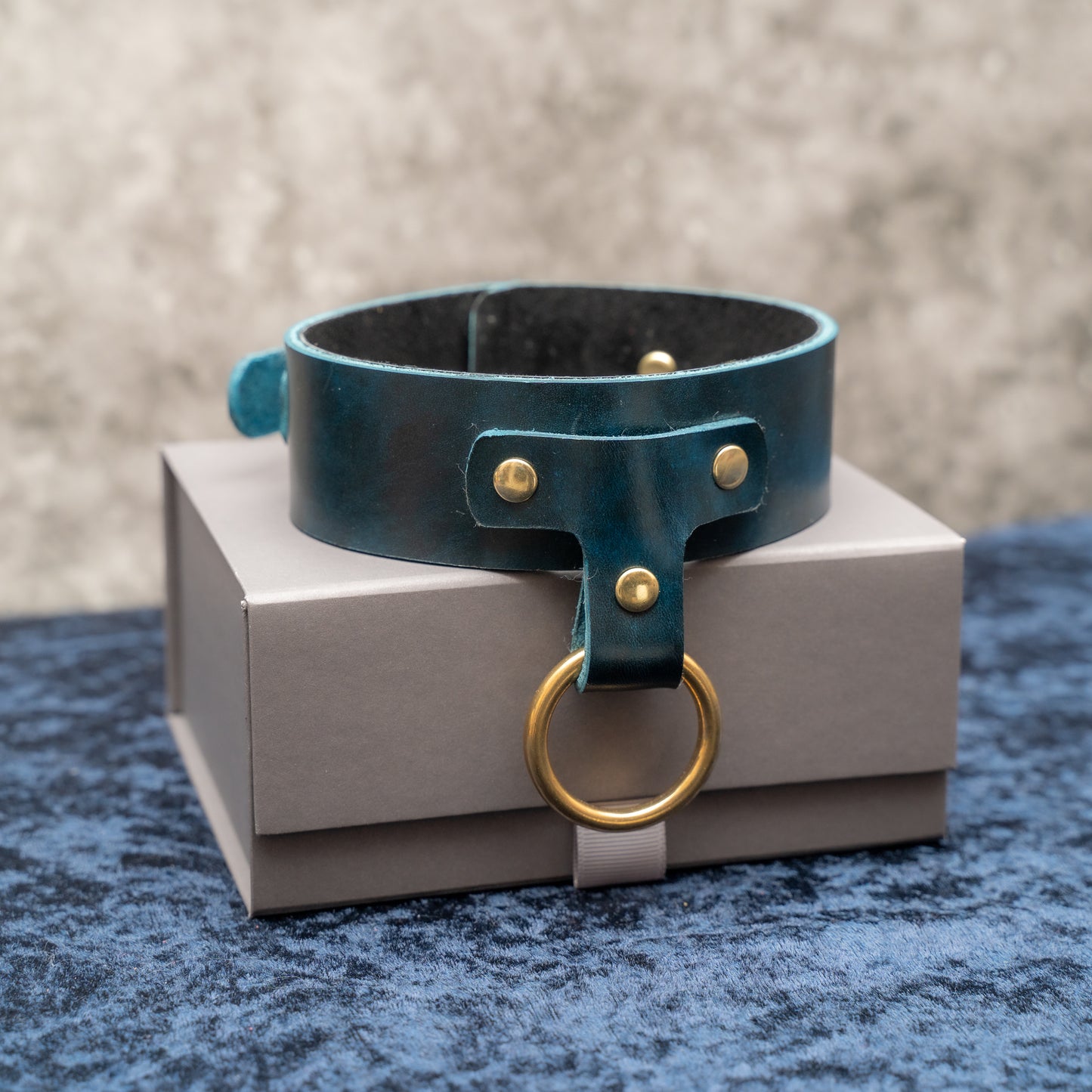 Leather Collar and Cuffs