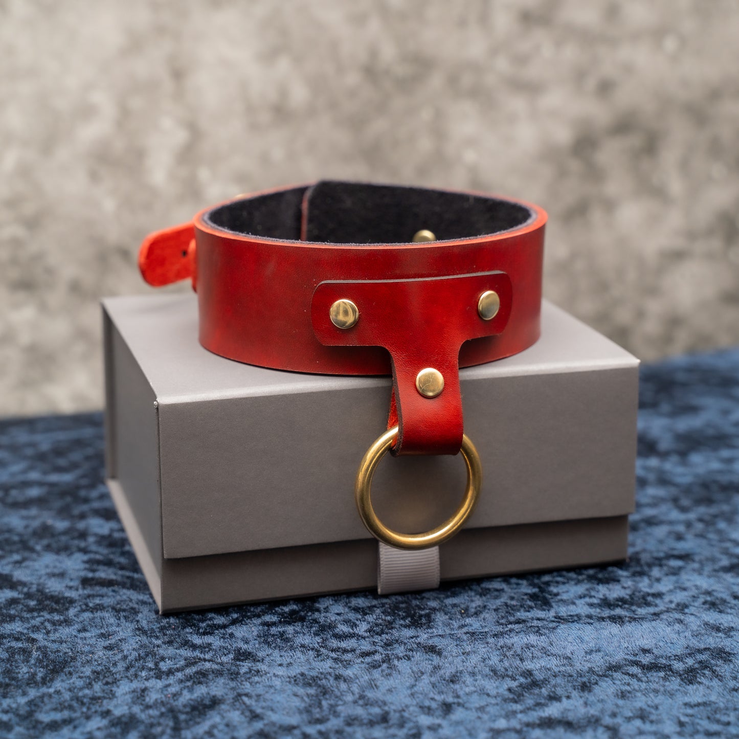 Leather Collar and Cuffs