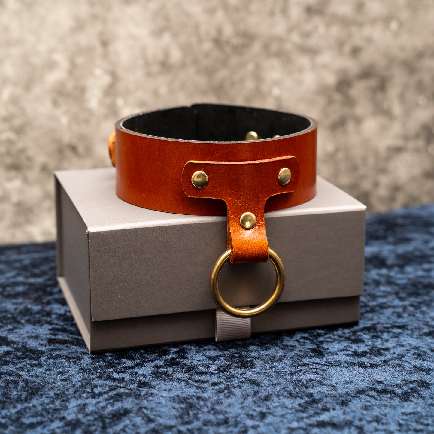 Leather Collar and Cuffs