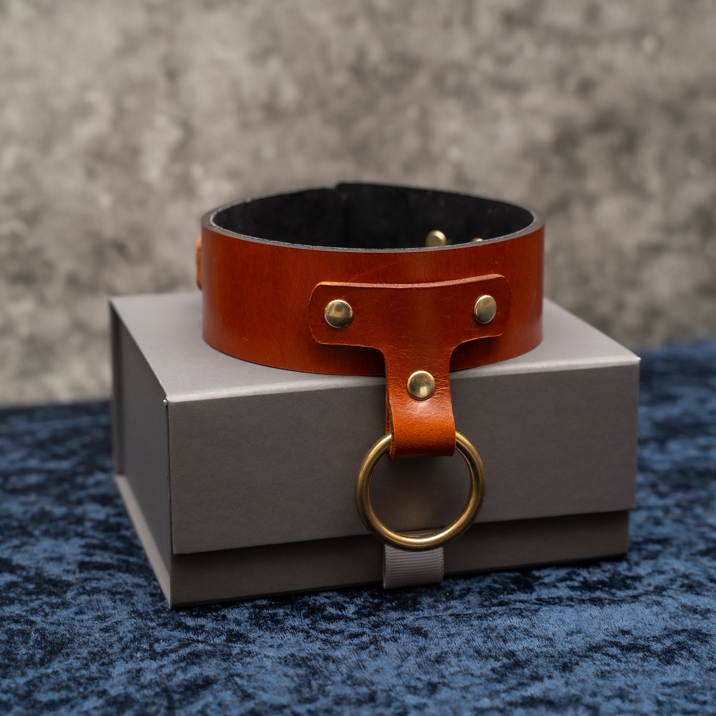 Leather Collar and Cuffs